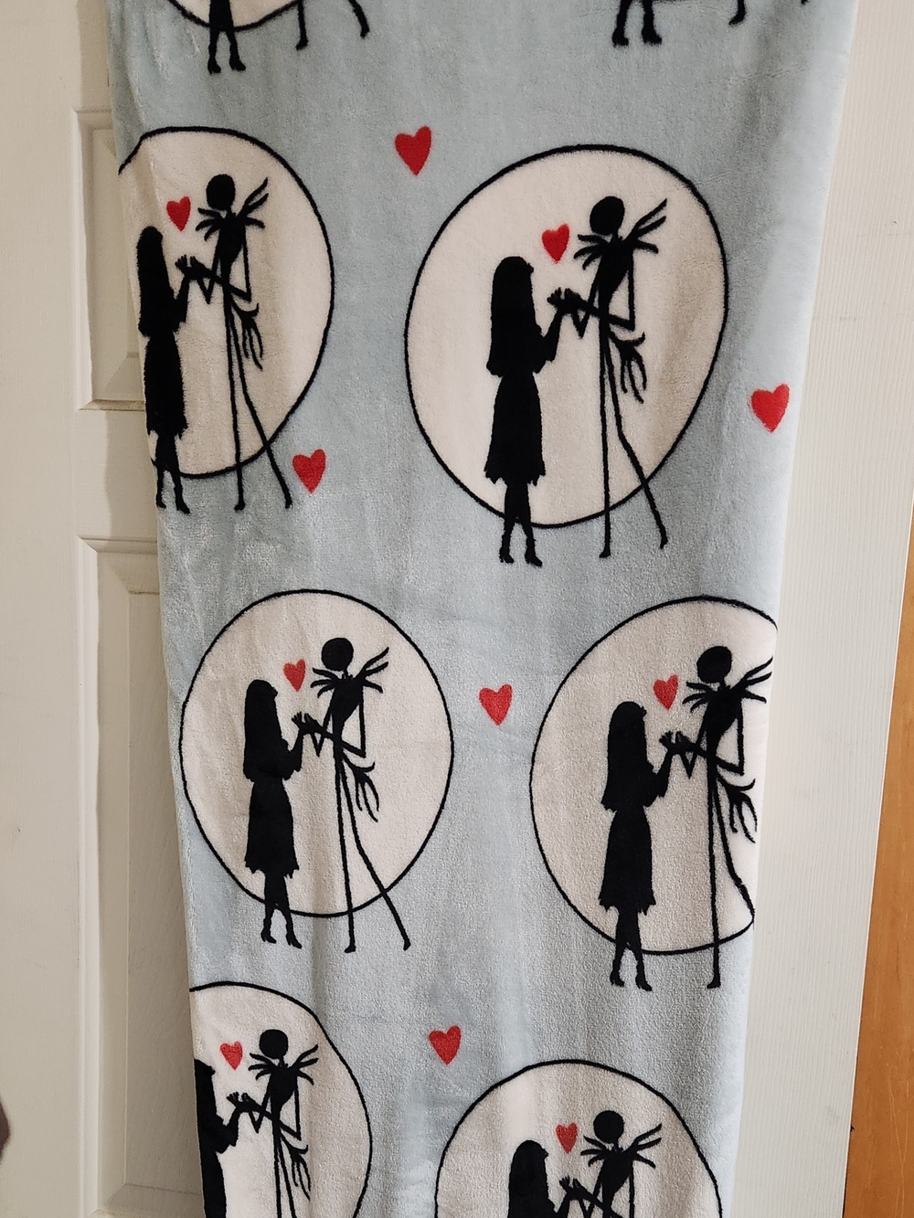 Nightmare Before Christmas Jack And Sally King Blanket